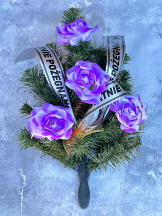Wiązanka pogrzebowa Róża #04