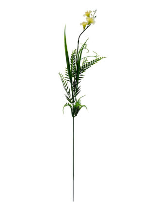 Dodatek zielony z kwiatem E179 (55 cm)