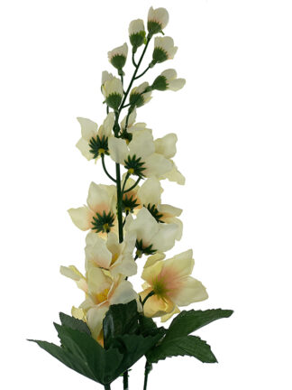 Ostróżka na gałązce H320A k. ecru + łososiowy (65 cm)