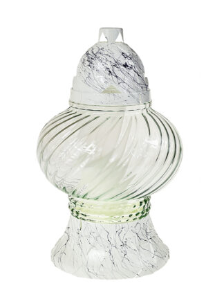 Znicz szklany ZWZ KULA (34 cm)