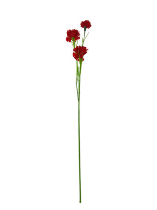 Goździk na gałązce 1518 A k. czerwony (65 cm) Ostatnie sztuki!
