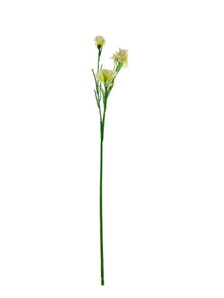 Goździk na gałązce 1518 A k. biały (65 cm) Ostatnie sztuki!