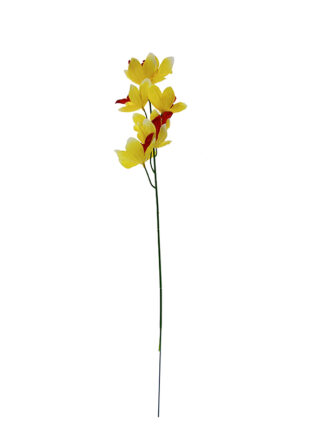 Orchidea storczyk gałązka L1026 k. żółty (60 cm)
