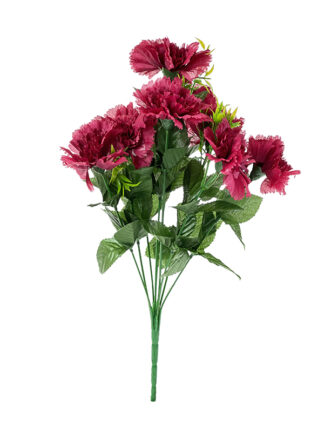 Bukiet Goździk x 9 H338 różowy ciemny (42 cm)