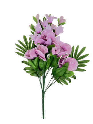 Bukiet palma, mieczyk, orchidea H208C k. różowy (60cm)