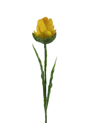 Protea Gałązka dekoracyjna kwiat egzotyczny G061 Żółty (40cm)