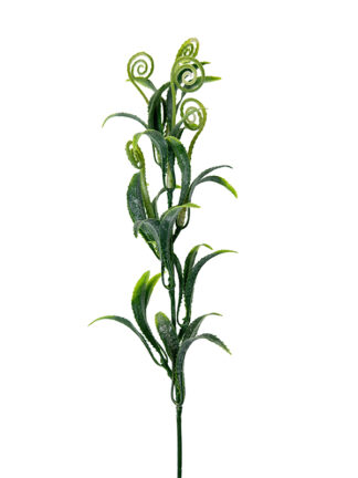 Gałązka dekoracyjna na piku, dodatek zielony A594 (42cm)