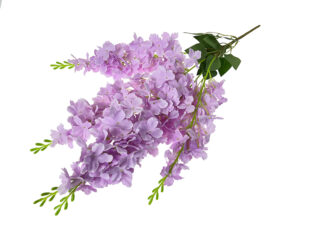 Wisteria zwisająca girlanda K079 5 gałązek jasny róż  (65 cm) Ślub Komunia