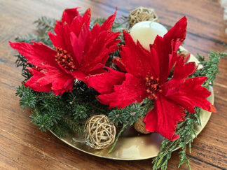 Dekoracyjny kwiat na piku FD140309 (25 cm) Ostatnie sztuki!