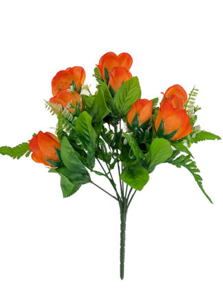 Bukiet róż na paproci 1525 Różne kolory (50cm)