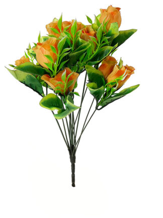Bukiet 12 Różyczek   0704A-1 Pomarańczowy (38cm)
