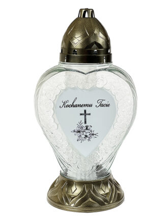 Znicz dla Taty ZSE4 "Kochanemu Tacie" (37 cm)