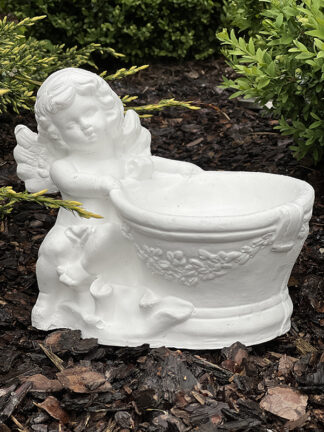Figurka ogrodowa Anioł z misą A124 (26cm)