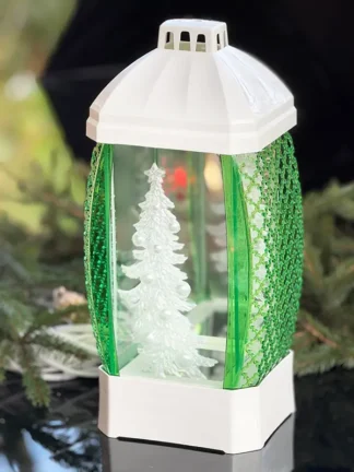 Kapliczka Duża Białozielona + Choinka (40 cm)