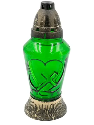 Znicz szklany Z300 (22cm) (4 kolory)