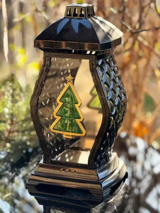 Kapliczka Glamour WAZA Mała Ratan Czarna CHOINKA