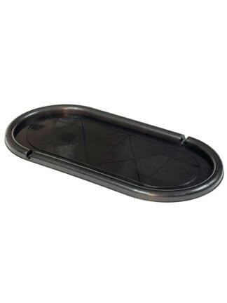 Podstawka pod znicze Owalna - Grafit (40 cm)