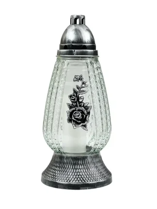 Znicz S802 Diament Srebro (40 cm)