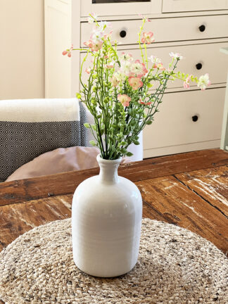 Niezapominajka x 6  A724 Ecru/róż (35cm)