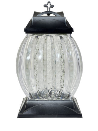 Znicz kapliczka  POLISTYREN (czarny)