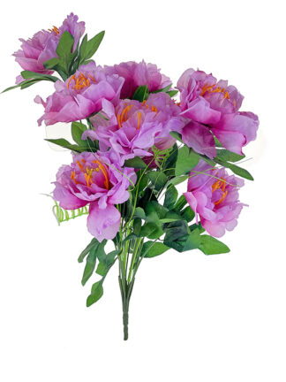 Bukiet Piwonii Peonia A037 Jasny róż/fiolet (45 cm) Ostatnie sztuki!