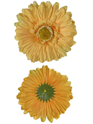 Gerbera główka wyrobowa B19B Żółty (10 cm)