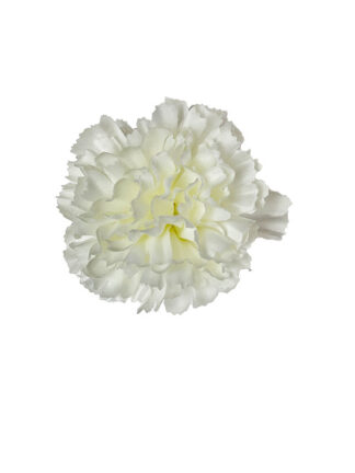 Goździk główka wyrobowa A960 Biały  (7cm)