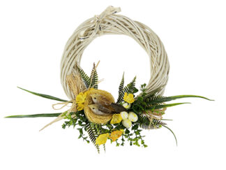 Dekoracja – wianek stroik Ptaszki 02 (25 cm)