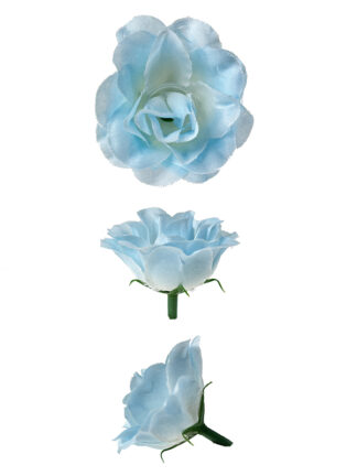 Różyczka wyrobowa główka kwiatowa Z022 OPAKOWANIE 60 sztuk (niebieski)