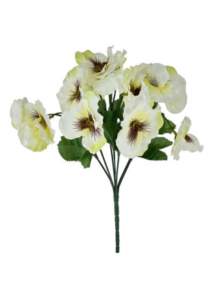 Bratek M565 w bukiecie biały (28 cm)