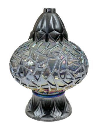 Artystyczny znicz na wkład Maroko srebrny