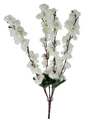 Jabłoń w bukiecie 58 cm P014 -7 gałązek (ecru)