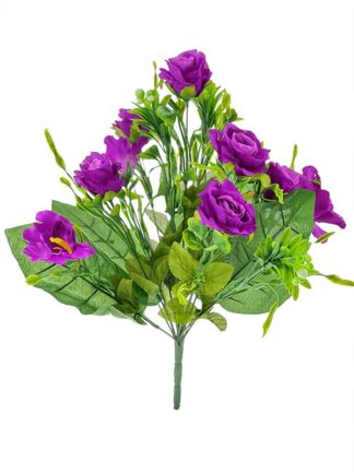 Bukiet mieszany BF-3 Róża/ Irys Fiolet (47cm)