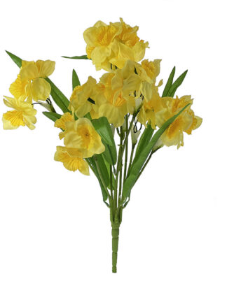 Wiosenne ŻÓŁTE żonkile  w BUKIECIE G030 48 cm