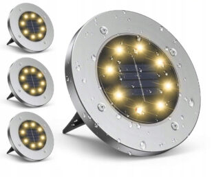 Lampa solarna najazdowa LED 4szt 8/20/JAV