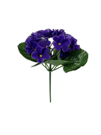 Fiołek bukiet 21 cm (ciemny fiolet)