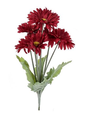 Gerbera w bukiecie 8 kwiatów K116 (Czerwony) Ostatnie sztuki!