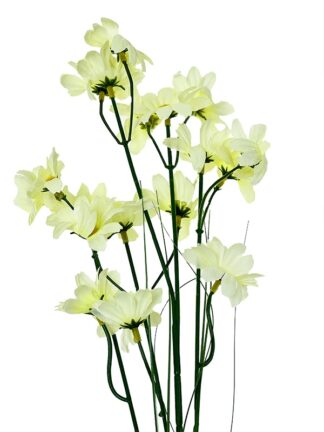 Margaretka na gałązce 18 kwiatów (kremowy) 62cm