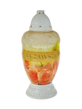 Lampion, znicz  "Na zawsze w naszych sercach"