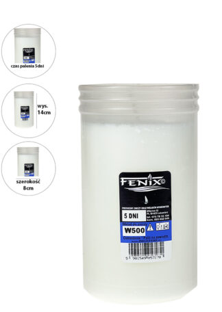 Wkład parafinowy prasowany W500 (5dni)