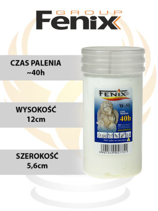 Wkład parafinowy W5L (40h)