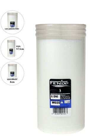 Wkład parafinowy prasowany W600 (6dni)
