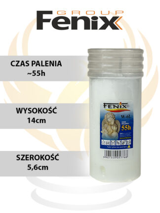 Wkład parafinowy W6L (55h)