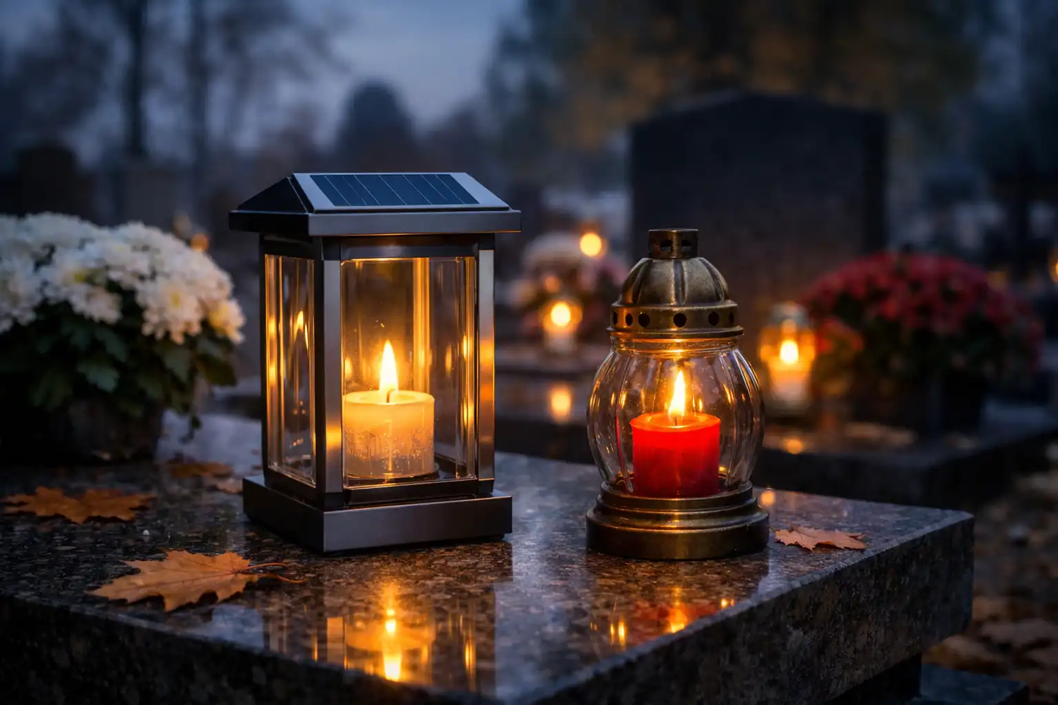 Znicz Solarny Led Cmentarz Ekologiczny 2026
