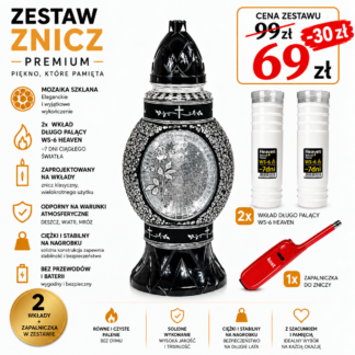 Zestaw Znicz Premium Z Akcesoriami