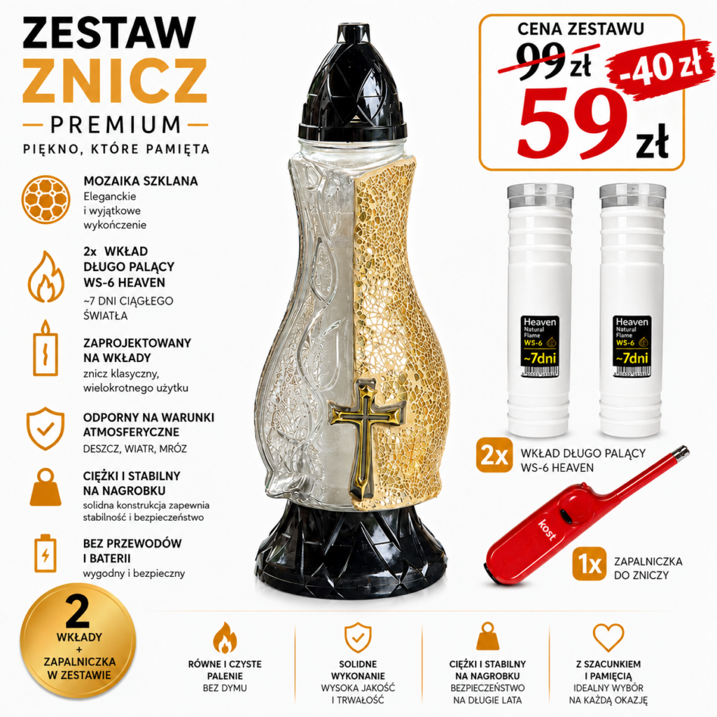 Znicz Premium – Zestaw Pamięci 59 Zł